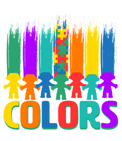 I See Your True Colors Autism Awareness Support Coffee Mug